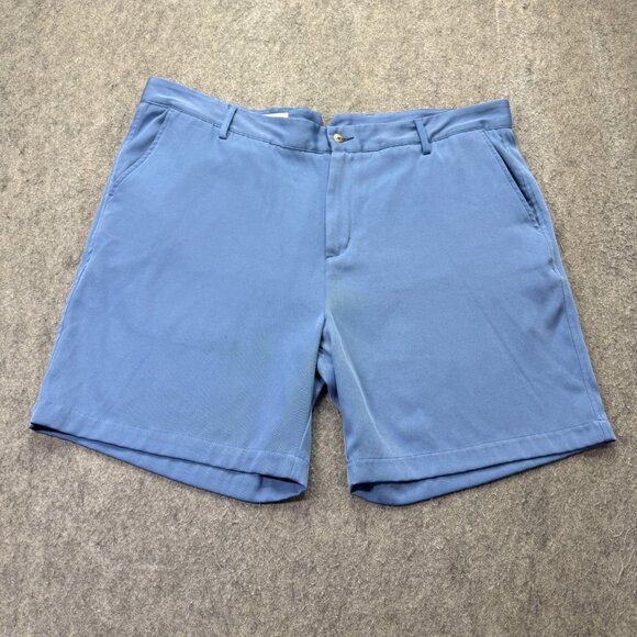 Onward Reserve Shorts Men 42 Blue Flat Front Performance Stretch 7" - Picture 1 of 16